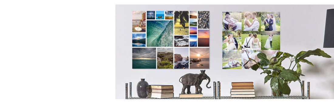  Create your stunning <br><span class="blue">Collage Canvas</span> <br>from only £4.50